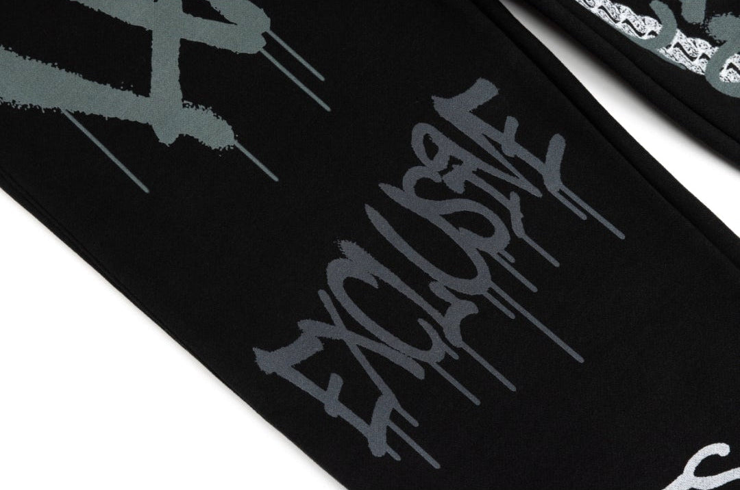 NEW* HERENCIA DE PATRONES x CAP CITY BLACK "CLIKA SHI" SWEATS