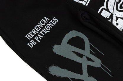 NEW* HERENCIA DE PATRONES x CAP CITY BLACK "CLIKA SHI" SWEATS