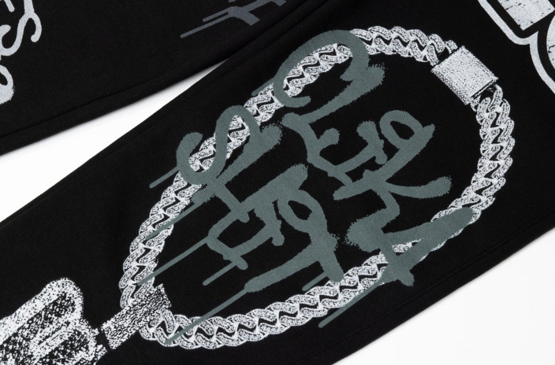 NEW* HERENCIA DE PATRONES x CAP CITY BLACK "CLIKA SHI" SWEATS