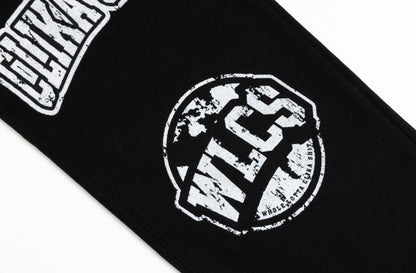 NEW* HERENCIA DE PATRONES x CAP CITY BLACK/RED "WHOLE LOTTA CLIKA SHI" SWEATS