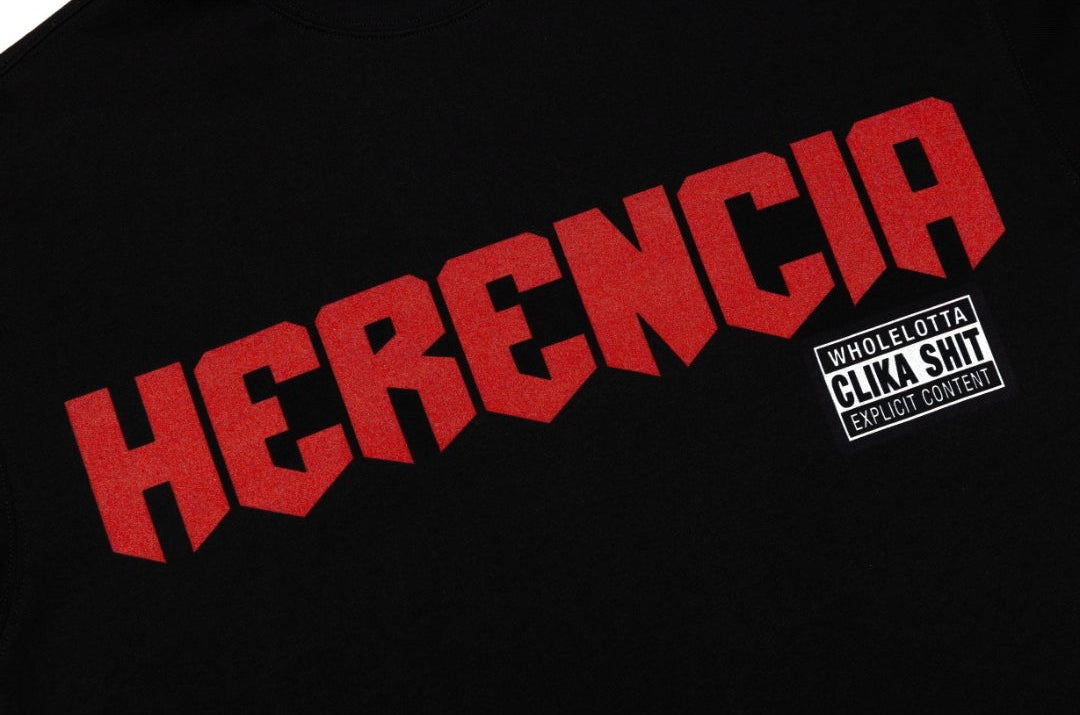 NEW* HERENCIA DE PATRONES x CAP CITY BLACK/RED HERENICA TEE