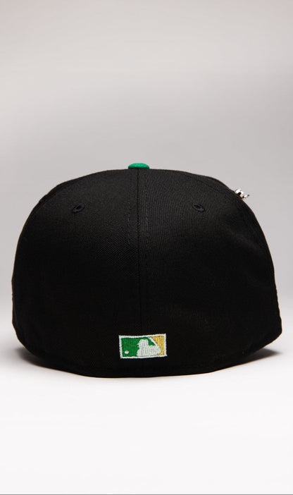 NEW ERA EXCLUSIVE 59FIFTY BLACK/PURPLE TEXAS RANGERS W/ INAUGURAL SEASON SIDE PATCH