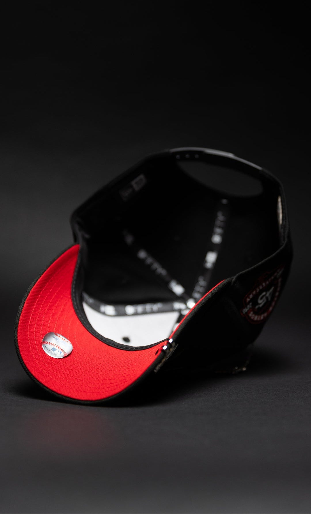 NEW ERA EXCLUSIVE 9FIFTY BLACK HOUSTON ASTROS SNAPBACK W/ RED ROSE + 45TH ANNIVERSARY SIDE PATCH