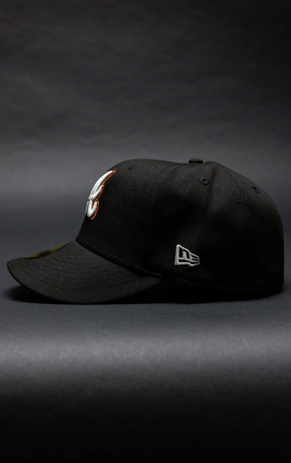NEW ERA EXCLUSIVE 59FIFTY BLACK ATLANTA BRAVES W/ 2000 ALL STAR GAME SIDE PATCH