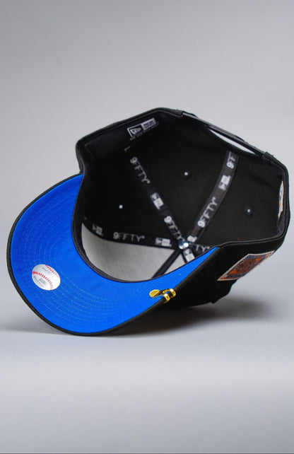 NEW ERA 9FIFTY A-FRAME BLACK DETROIT TIGERS SNAPBACK W/ SIDE PATCH