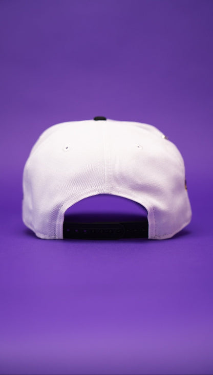 NEW ERA EXCLUSIVE 9FIFTY PEARL WHITE ARIZONA DIAMONDBACKS SNAPBACK W/ WORLD CHAMPIONS SIDE PATCH