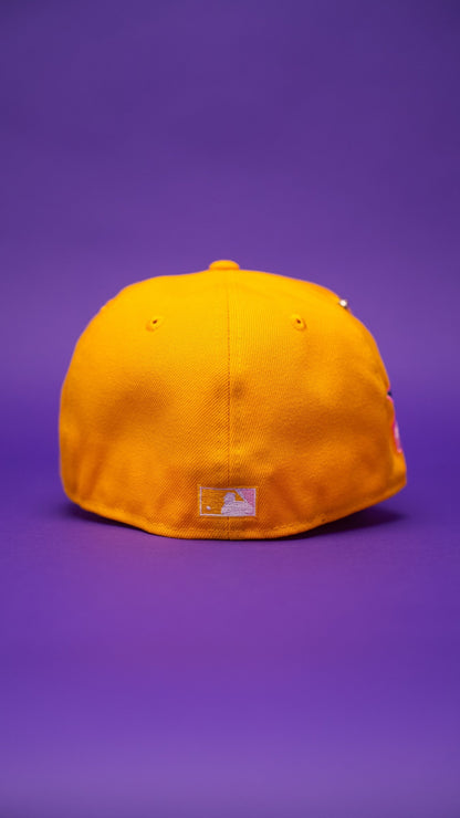 NEW ERA EXCLUSIVE 59FIFTY YELLOW MINNESOTA TWINS W/ ALL STAR GAME SIDE PATCH