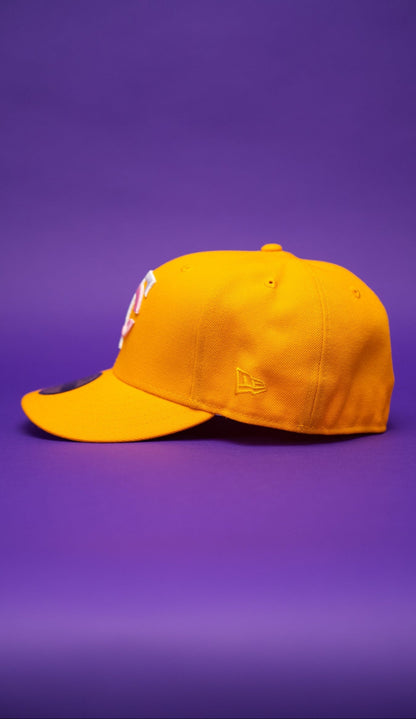NEW ERA EXCLUSIVE 59FIFTY YELLOW MINNESOTA TWINS W/ ALL STAR GAME SIDE PATCH