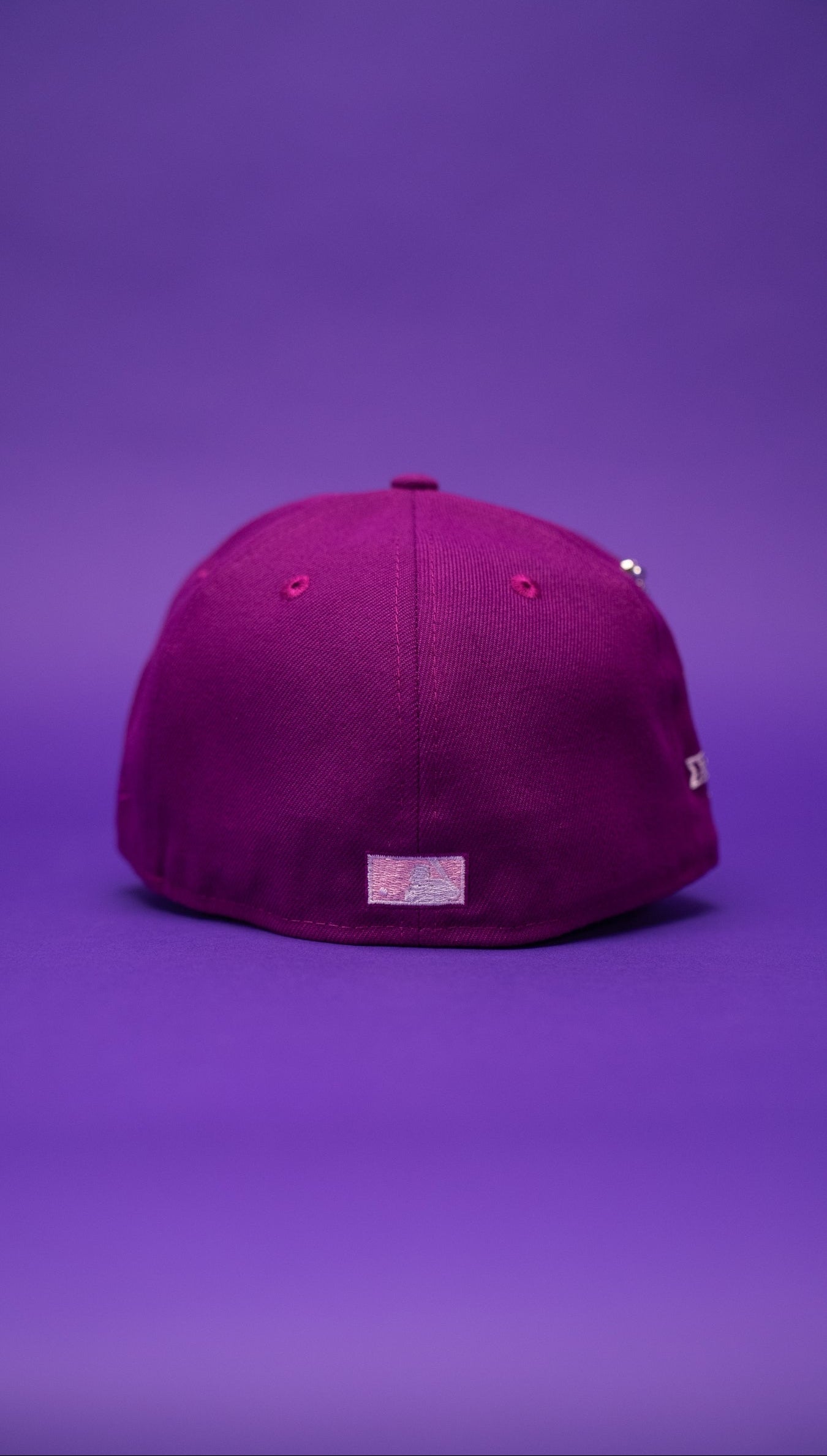 NEW ERA EXCLUSIVE 59FIFTY PURPLE LOS ANGELES DODGERS W/ 50TH ANNIVERSARY SIDE PATCH