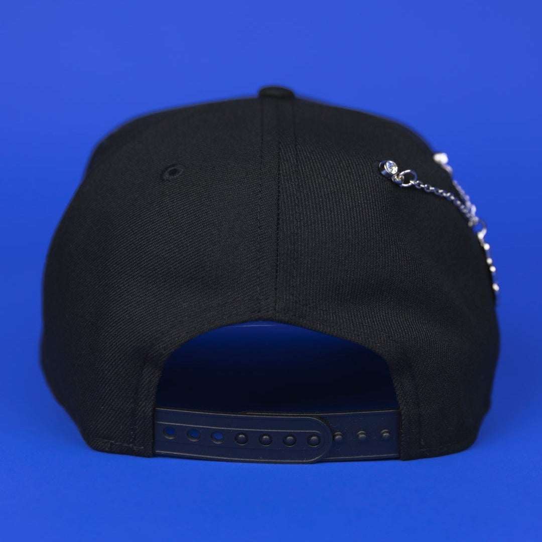 NEW ERA 9FIFTY A-FRAME BLACK LOS ANGELES LAKERS SNAPBACK