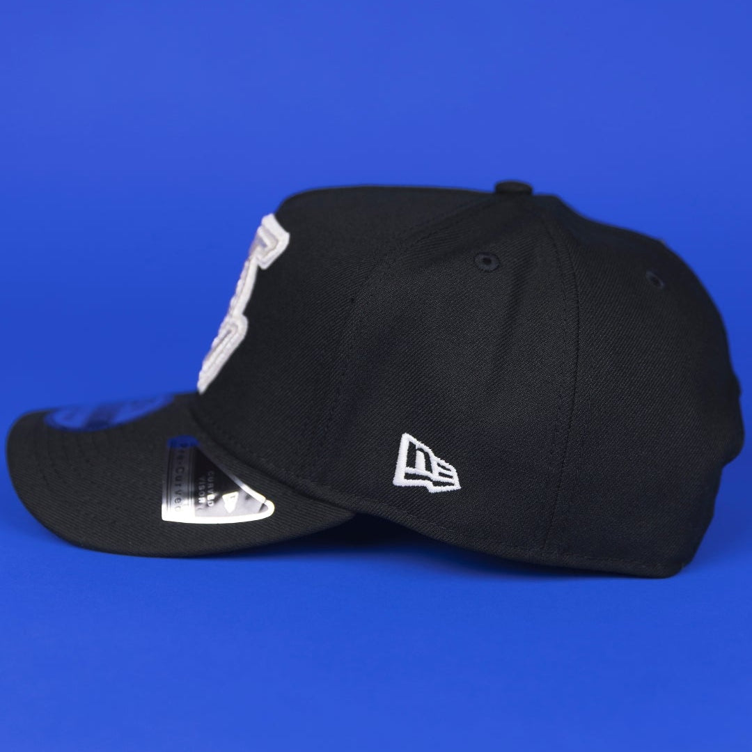 NEW ERA 9FIFTY A-FRAME BLACK LOS ANGELES LAKERS SNAPBACK