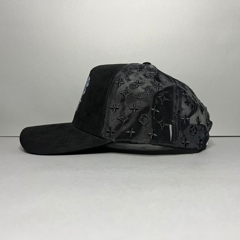DANDY HATS LA BLUE CRYSTAL MONOGRAM