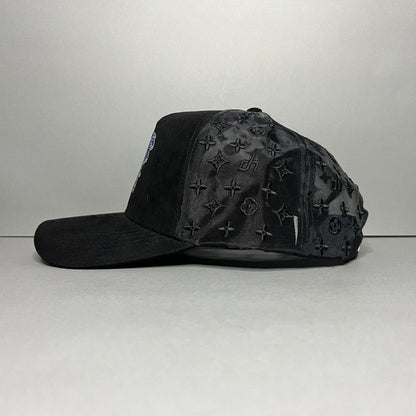 DANDY HATS LA BLUE CRYSTAL MONOGRAM