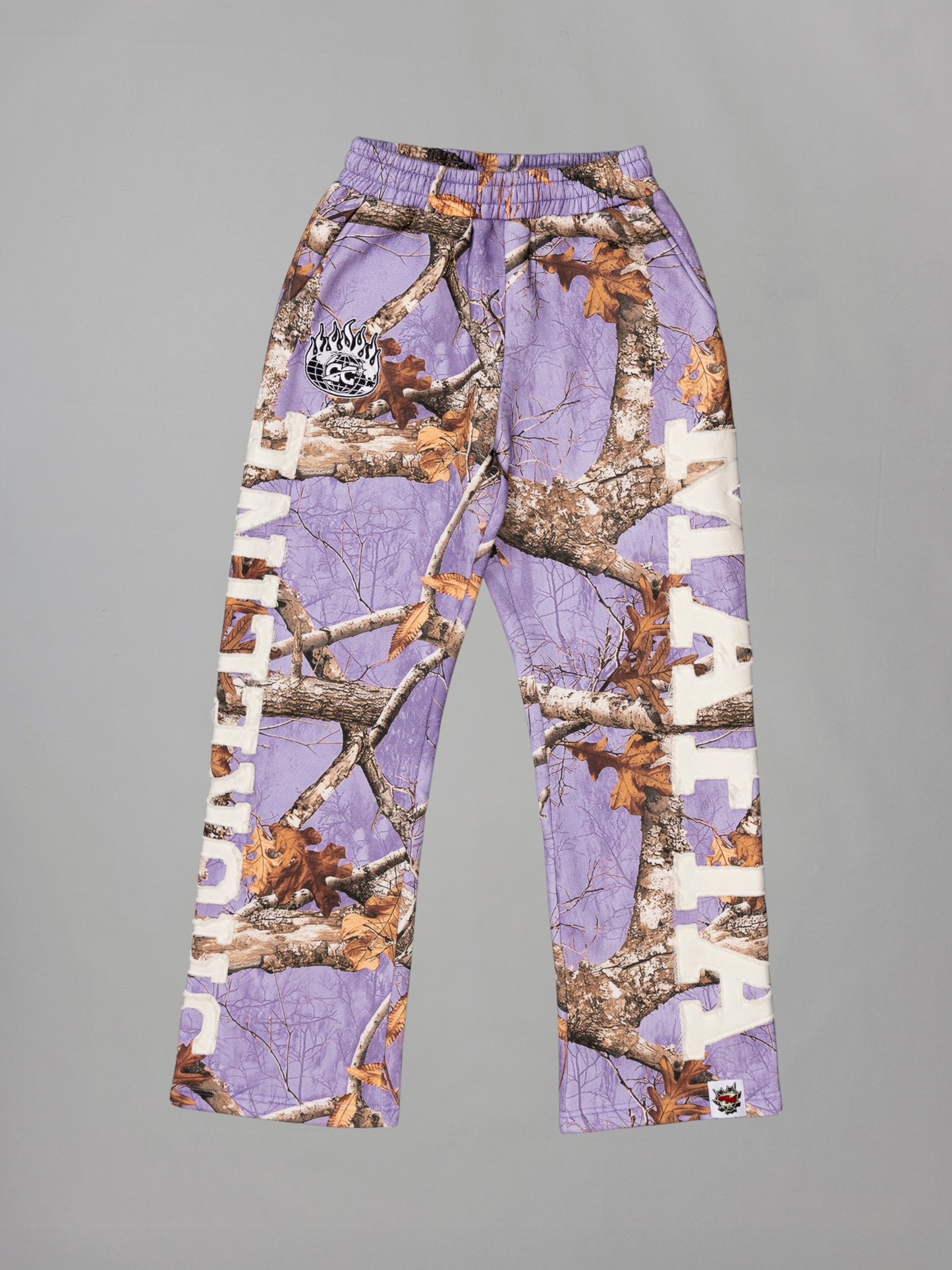 CAP CITY X SHORELINE MAFIA LAVENDER CAMO PANTS -UNISEX