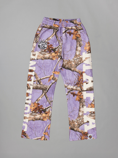 CAP CITY X SHORELINE MAFIA LAVENDER CAMO PANTS -UNISEX