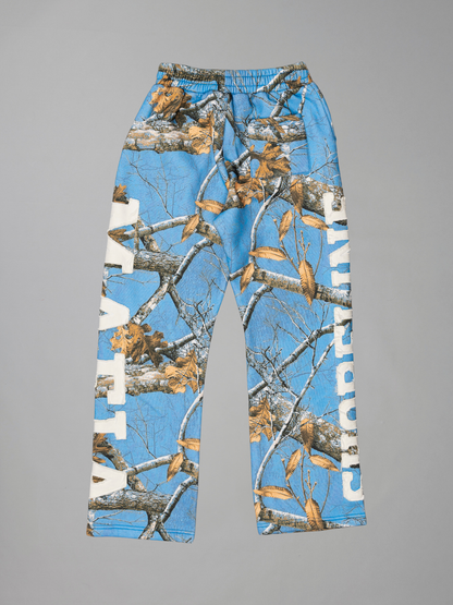 CAP CITY X SHORELINE MAFIA SKY BLUE CAMO PANTS - UNISEX