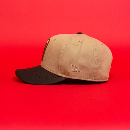 NEW ERA EXCLUSIVE 59FIFTY CAMEL BROWN MEXICO 2025 WORLD BASEBALL CLASSIC W/ MEXICO FLAG SIDE PATCH
