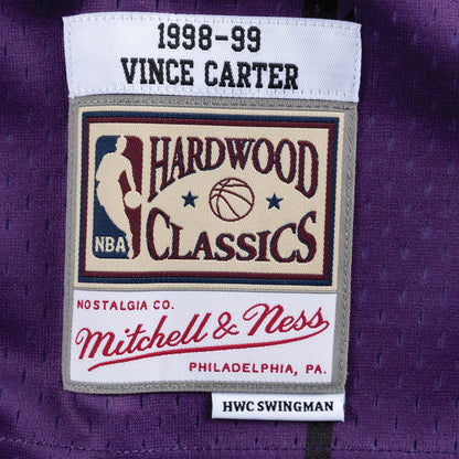 MITCHELL & NESS PURPLE NBA TORONTO RAPTORS ROAD 1998-99 VINCE CARTER SWINGMAN JERSEY