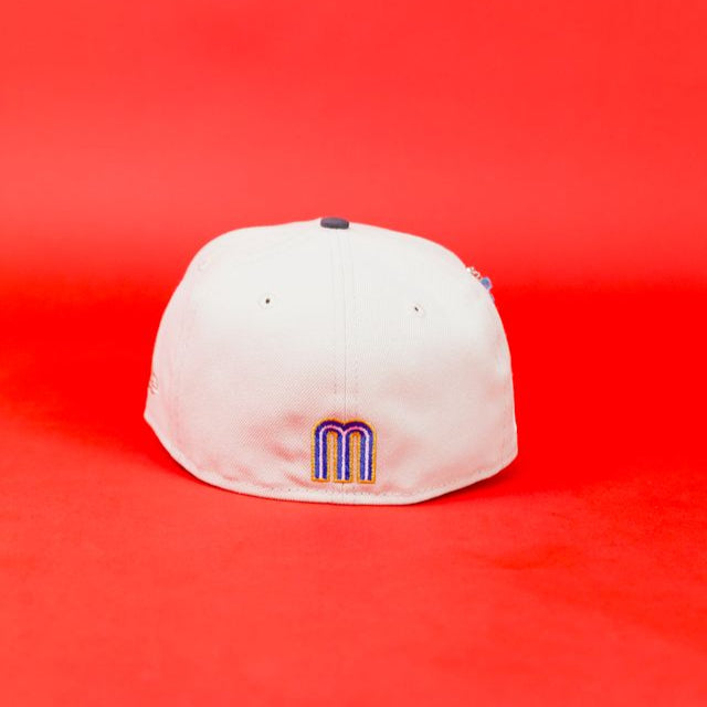 NEW ERA EXCLUSIVE 59FIFTY STONE GREY/ GREY MEXICO 2025 WORLD BASEBALL CLASSIC W/ MEXICO FALG SIDE PATCH
